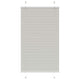 Vidaxx store enrouleur plissé 75x100 cm, largeur du tissu 74,4 cm polyester