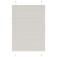 Vidaxx store enrouleur plissé 95x100 cm largeur du tissu 94,4 cm polyester