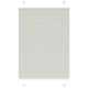 Vidaxx store enrouleur plissé 100x100 cm largeur du tissu 99,4 cm polyester
