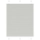 Vidaxx store enrouleur plissé 105x100 cm largeur du tissu 104,4 cm polyester