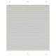 Vidaxx store enrouleur plissé 115x100 cm largeur du tissu 114,4 cm polyester