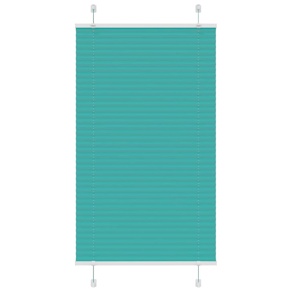 Vidaxx store enrouleur plissé 70x100 cm largeur de tissu 69,4 cm vert pétrole