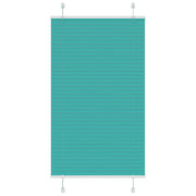 Vidaxx store enrouleur plissé 70x100 cm largeur de tissu 69,4 cm vert pétrole - afbeelding 1