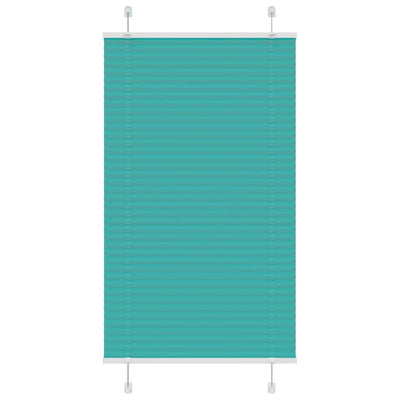 Vidaxx store enrouleur plissé 70x100 cm largeur de tissu 69,4 cm vert pétrole
