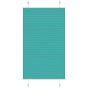 Vidaxx store enrouleur plissé 75x100 cm largeur de tissu 74,4 cm vert pétrole - afbeelding 1