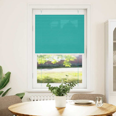 Vidaxx store enrouleur plissé 75x100 cm largeur de tissu 74,4 cm vert pétrole