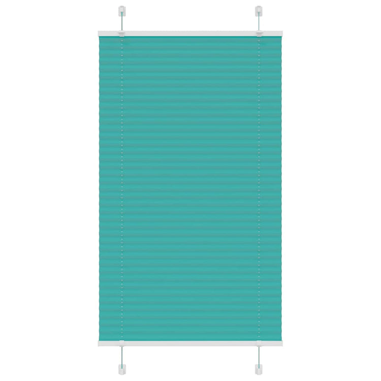 Vidaxx store enrouleur plissé 80x100 cm largeur de tissu 79,4 cm vert pétrole