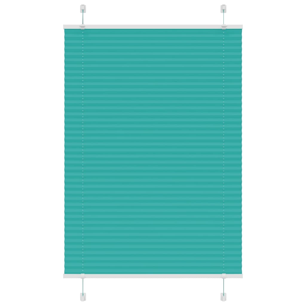 Vidaxx store enrouleur plissé 85x100 cm largeur de tissu 84,4 cm vert pétrole