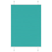 Vidaxx store enrouleur plissé 95x100 cm largeur de tissu 94,4 cm vert pétrole - afbeelding 1