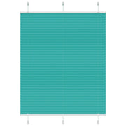 Vidaxx store enrouleur plissé 105x100 cm largeur de tissu 104,4 cm vert pétrole - afbeelding 1