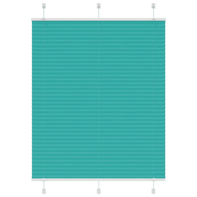 Vidaxx store enrouleur plissé 110x100 cm largeur de tissu 109,4 cm vert pétrole
