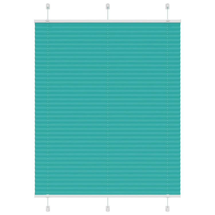 Vidaxx store enrouleur plissé 110x100 cm largeur de tissu 109,4 cm vert pétrole