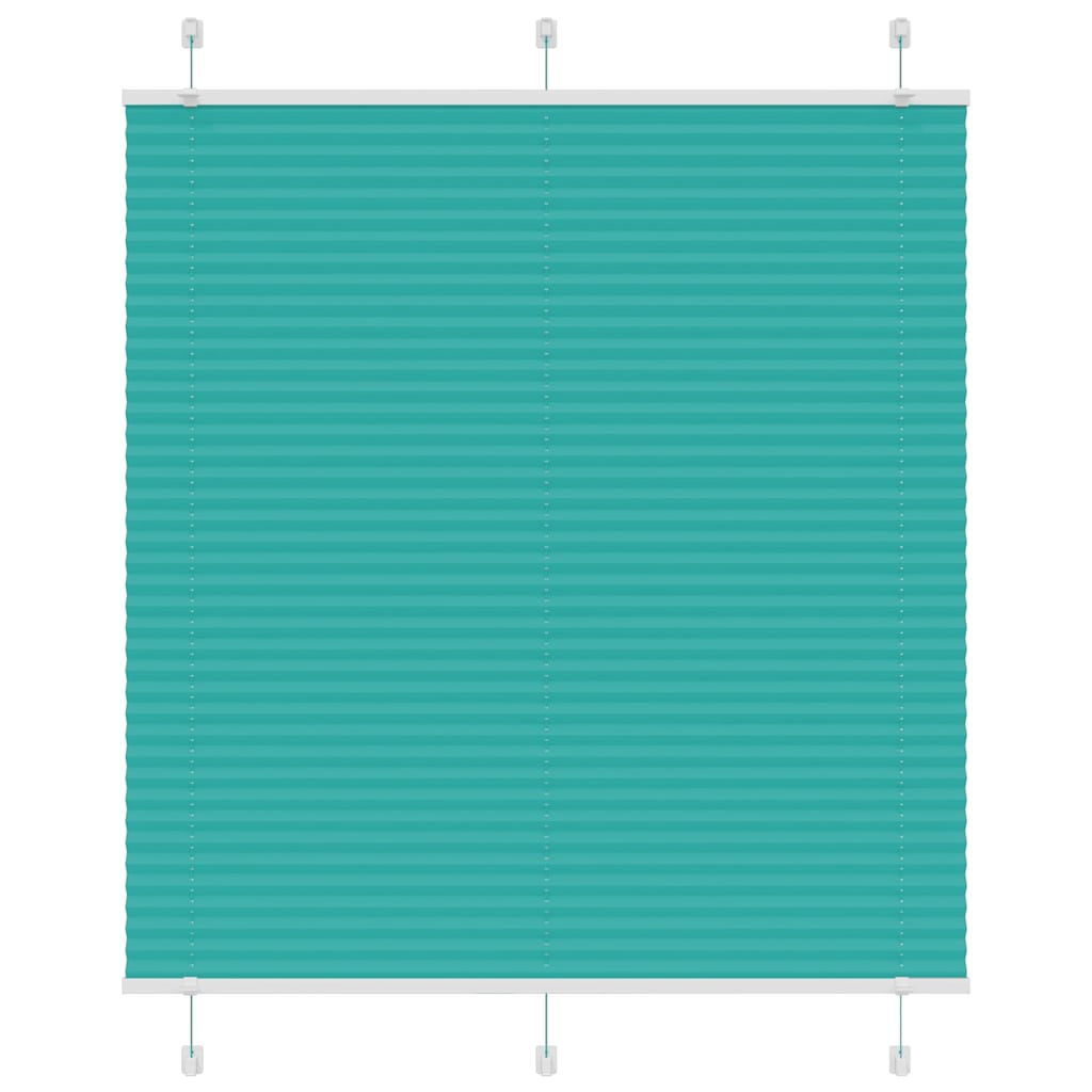Vidaxx store enrouleur plissé 120x100cm largeur de tissu 119,4cm vert pétrole