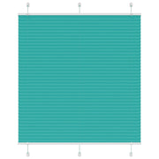 Vidaxx store enrouleur plissé 120x100cm largeur de tissu 119,4cm vert pétrole - afbeelding 1