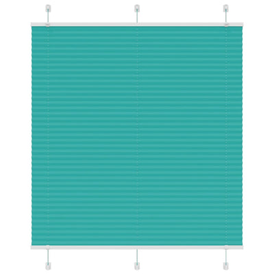 Vidaxx store enrouleur plissé 120x100cm largeur de tissu 119,4cm vert pétrole