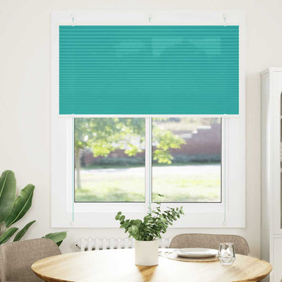 Vidaxx store enrouleur plissé 120x100cm largeur de tissu 119,4cm vert pétrole