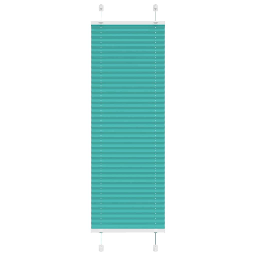 Vidaxx store enrouleur plissé 45x150 cm largeur de tissu 44,4 cm vert pétrole
