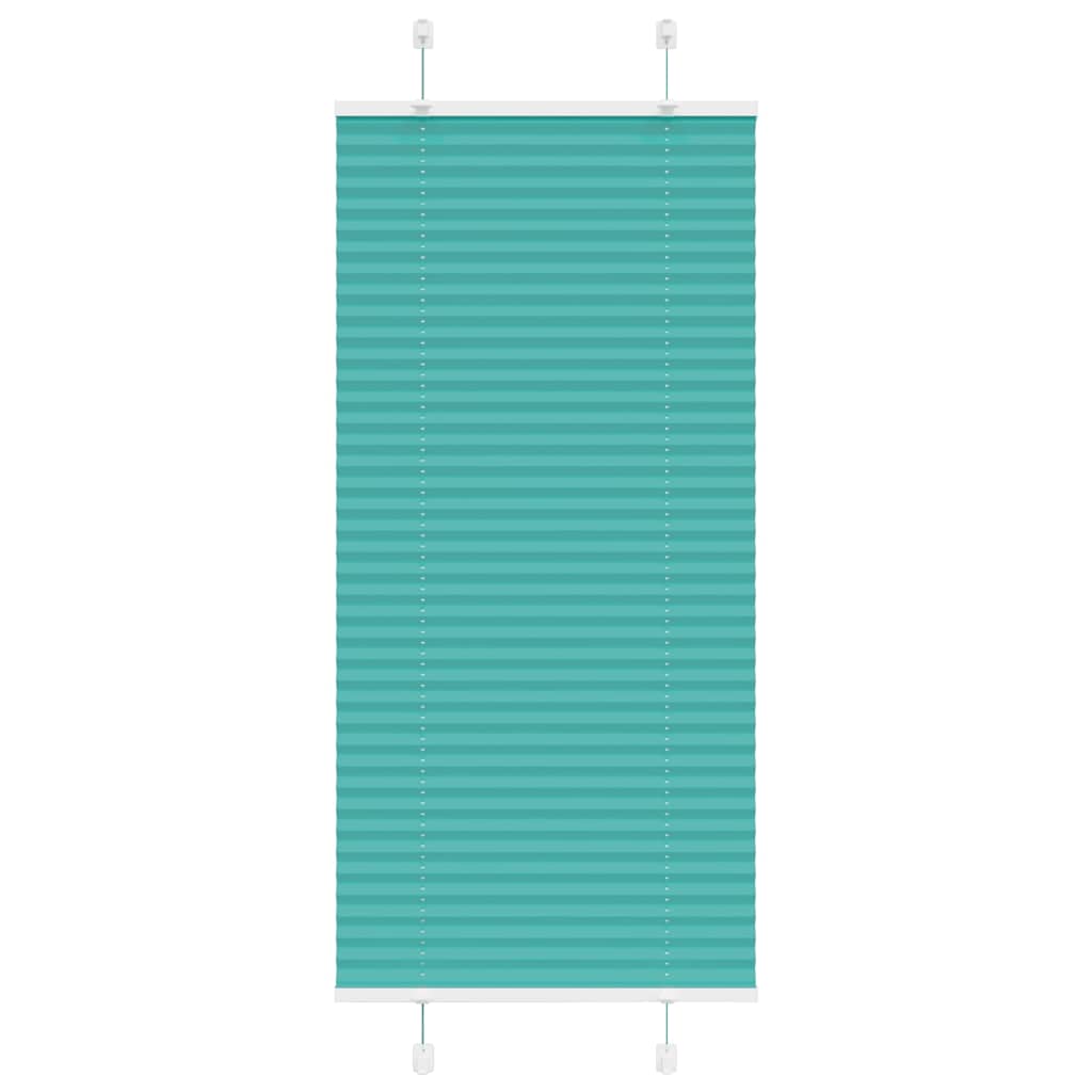 Vidaxx store enrouleur plissé 55x150 cm largeur de tissu 54,4 cm vert pétrole