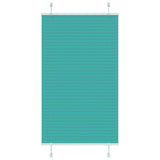 Vidaxx store enrouleur plissé 75x150 cm largeur de tissu 74,4 cm vert pétrole - afbeelding 2