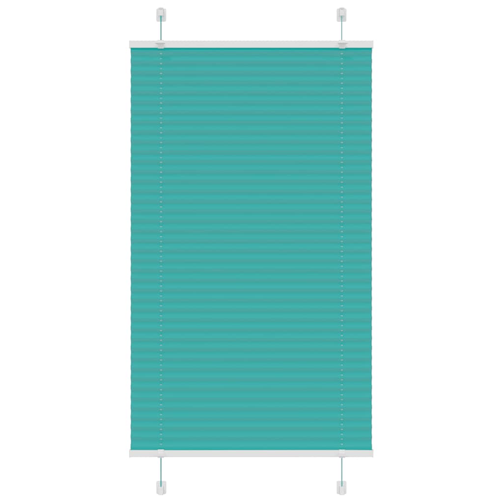Vidaxx store enrouleur plissé 80x150 cm largeur de tissu 79,4 cm vert pétrole