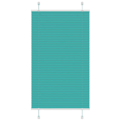 Vidaxx store enrouleur plissé 80x150 cm largeur de tissu 79,4 cm vert pétrole