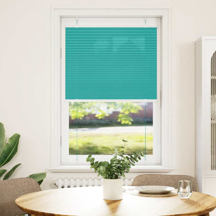 Vidaxx store enrouleur plissé 80x150 cm largeur de tissu 79,4 cm vert pétrole