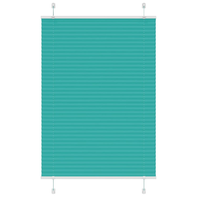 Vidaxx store enrouleur plissé 85x150 cm largeur de tissu 84,4 cm vert pétrole
