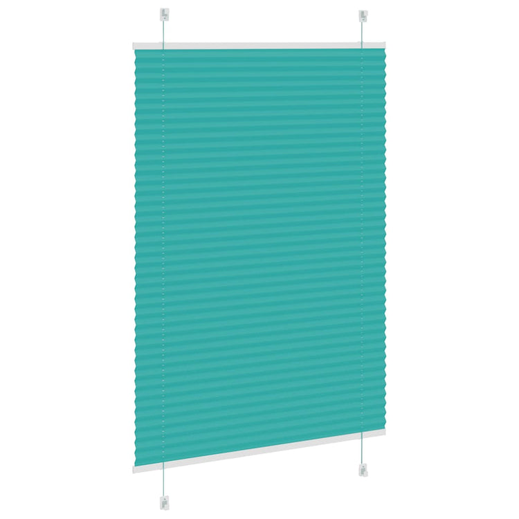 Vidaxx store enrouleur plissé 85x150 cm largeur de tissu 84,4 cm vert pétrole