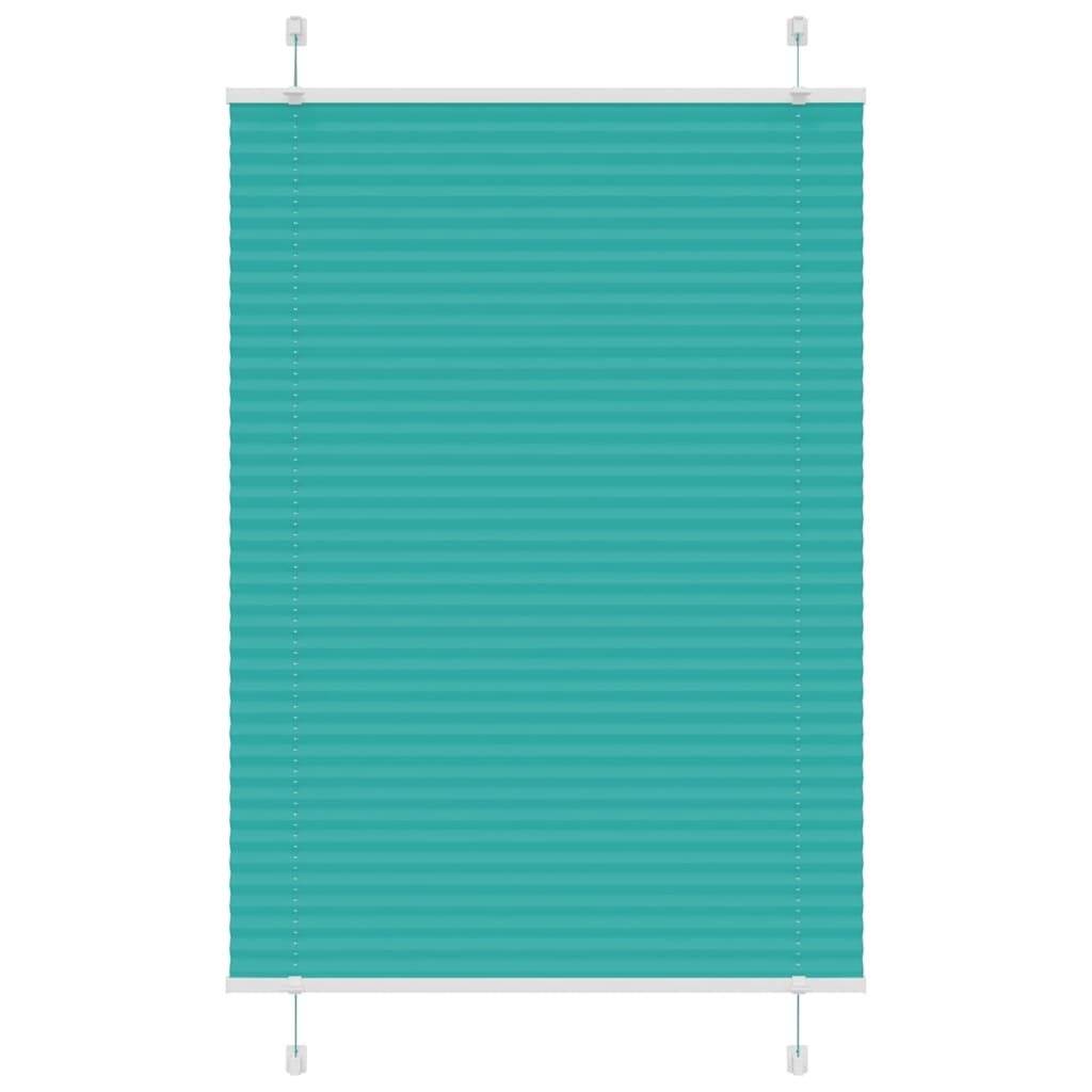 Vidaxx store enrouleur plissé 100x150 cm largeur de tissu 99,4 cm vert pétrole