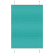 Vidaxx store enrouleur plissé 100x150 cm largeur de tissu 99,4 cm vert pétrole - afbeelding 1