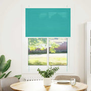 Vidaxx store enrouleur plissé 100x150 cm largeur de tissu 99,4 cm vert pétrole - afbeelding 2