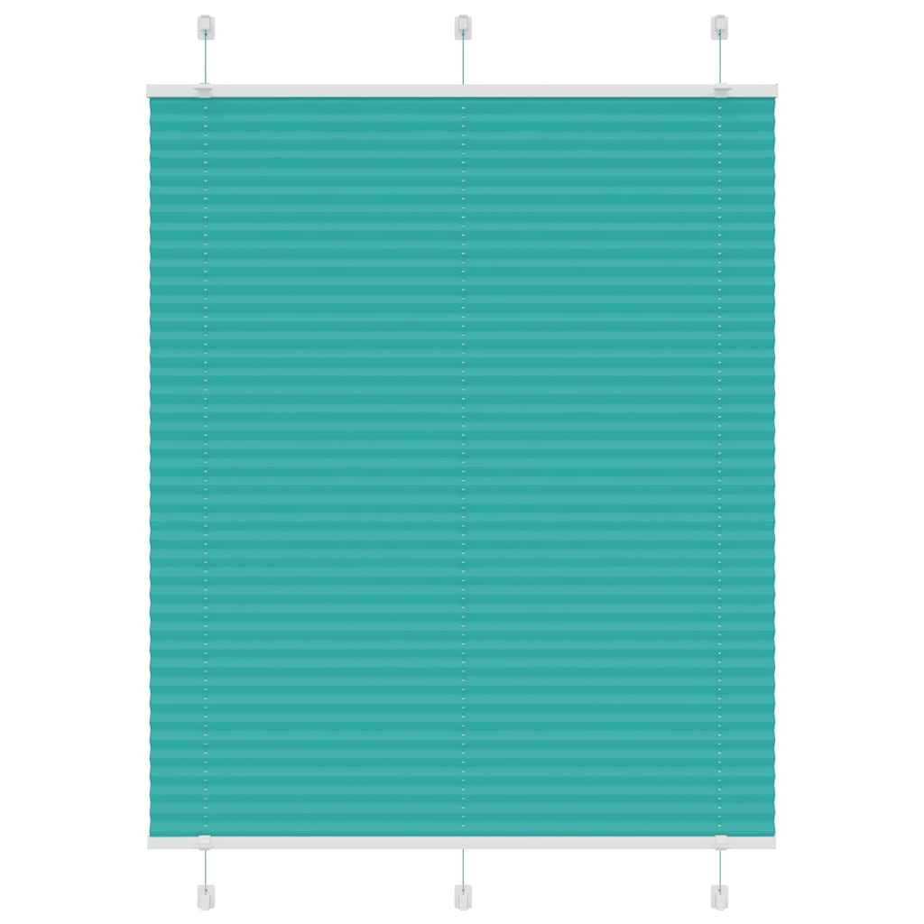 Vidaxx store enrouleur plissé 105x150cm largeur de tissu 104,4cm vert pétrole