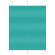 Vidaxx store enrouleur plissé 105x150cm largeur de tissu 104,4cm vert pétrole - afbeelding 1