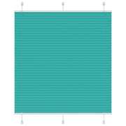 Vidaxx store enrouleur plissé 120x150cm largeur de tissu 119,4cm vert pétrole - afbeelding 1