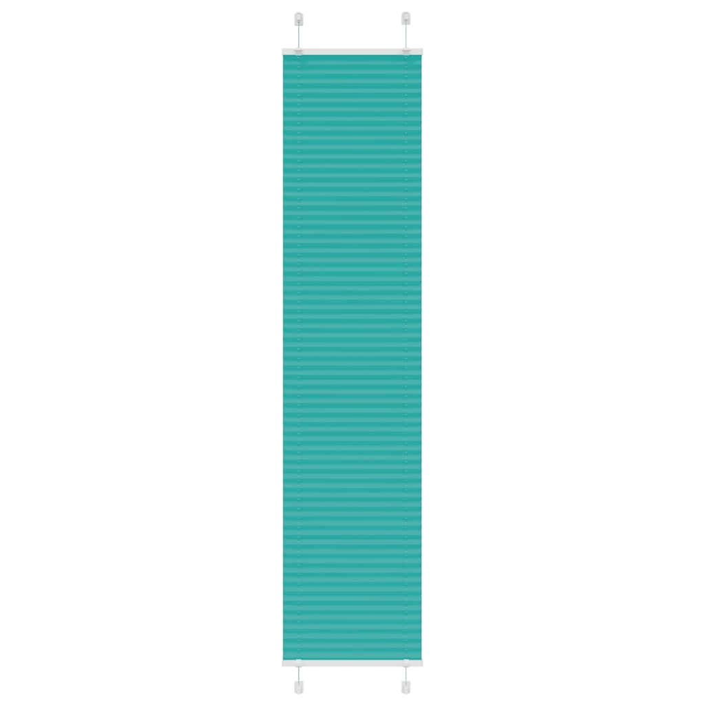 Vidaxx store enrouleur plissé 40x200 cm largeur de tissu 39,4 cm vert pétrole