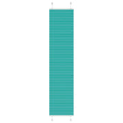 Vidaxx store enrouleur plissé 40x200 cm largeur de tissu 39,4 cm vert pétrole - afbeelding 1