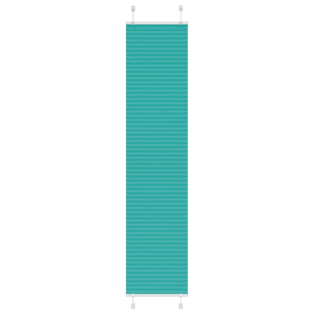 Vidaxx store enrouleur plissé 45x200 cm largeur de tissu 44,4 cm vert pétrole