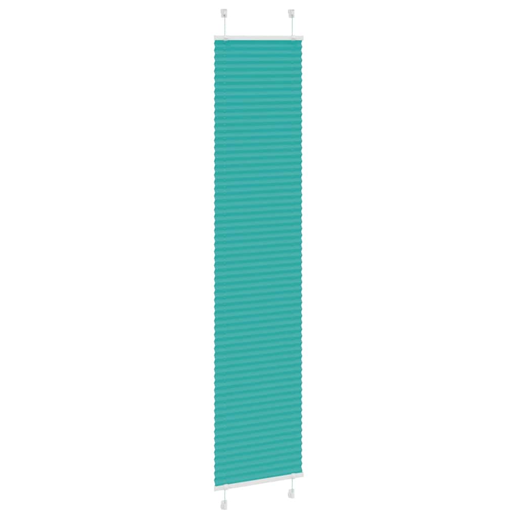 Vidaxx store enrouleur plissé 50x200 cm largeur de tissu 49,4 cm vert pétrole