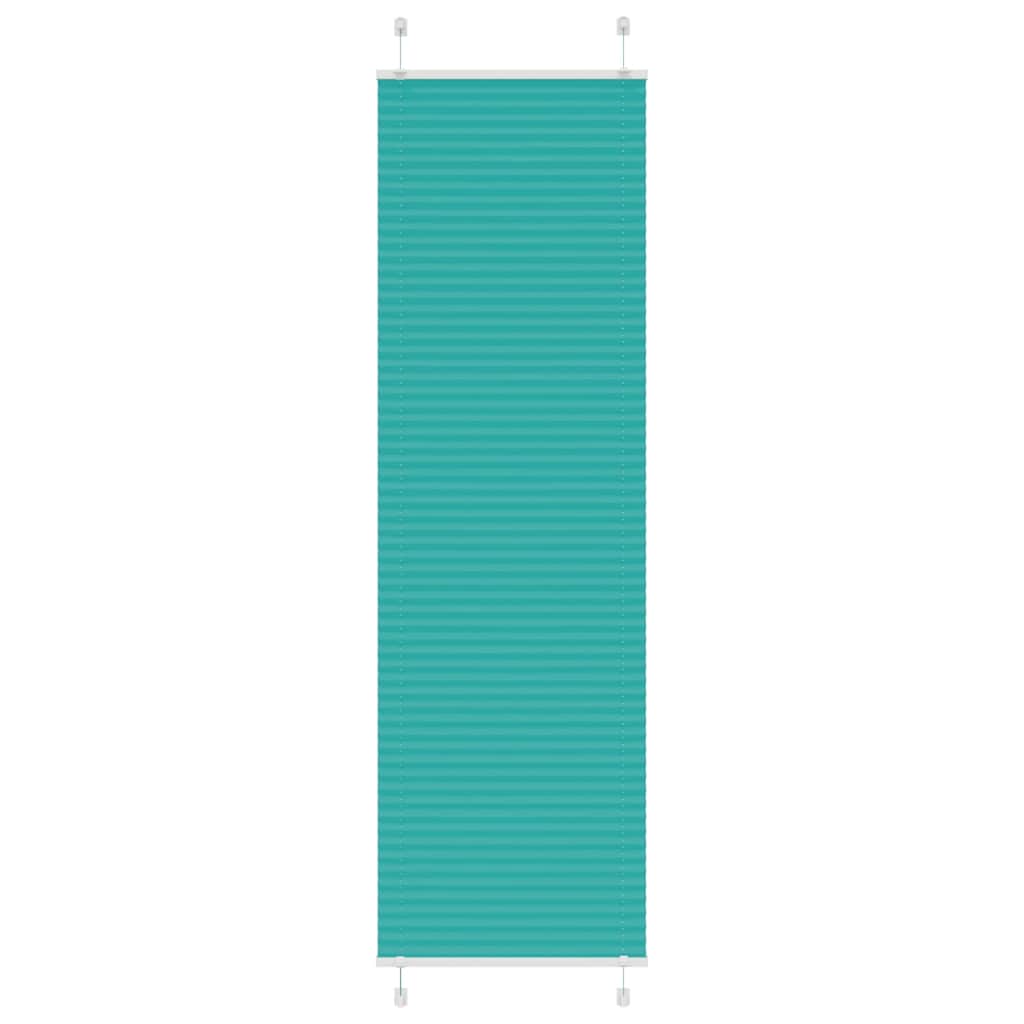 Vidaxx store enrouleur plissé 60x200 cm largeur de tissu 59,4 cm vert pétrole