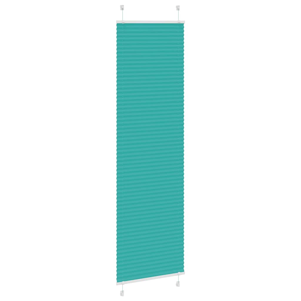 Vidaxx store enrouleur plissé 60x200 cm largeur de tissu 59,4 cm vert pétrole