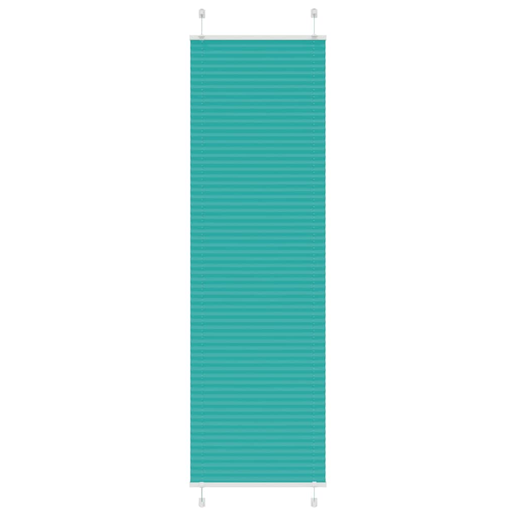 Vidaxx store enrouleur plissé 65x200 cm largeur de tissu 64,4 cm vert pétrole