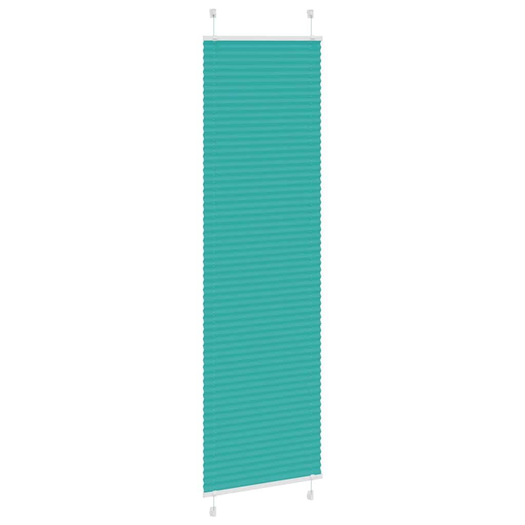 Vidaxx store enrouleur plissé 65x200 cm largeur de tissu 64,4 cm vert pétrole