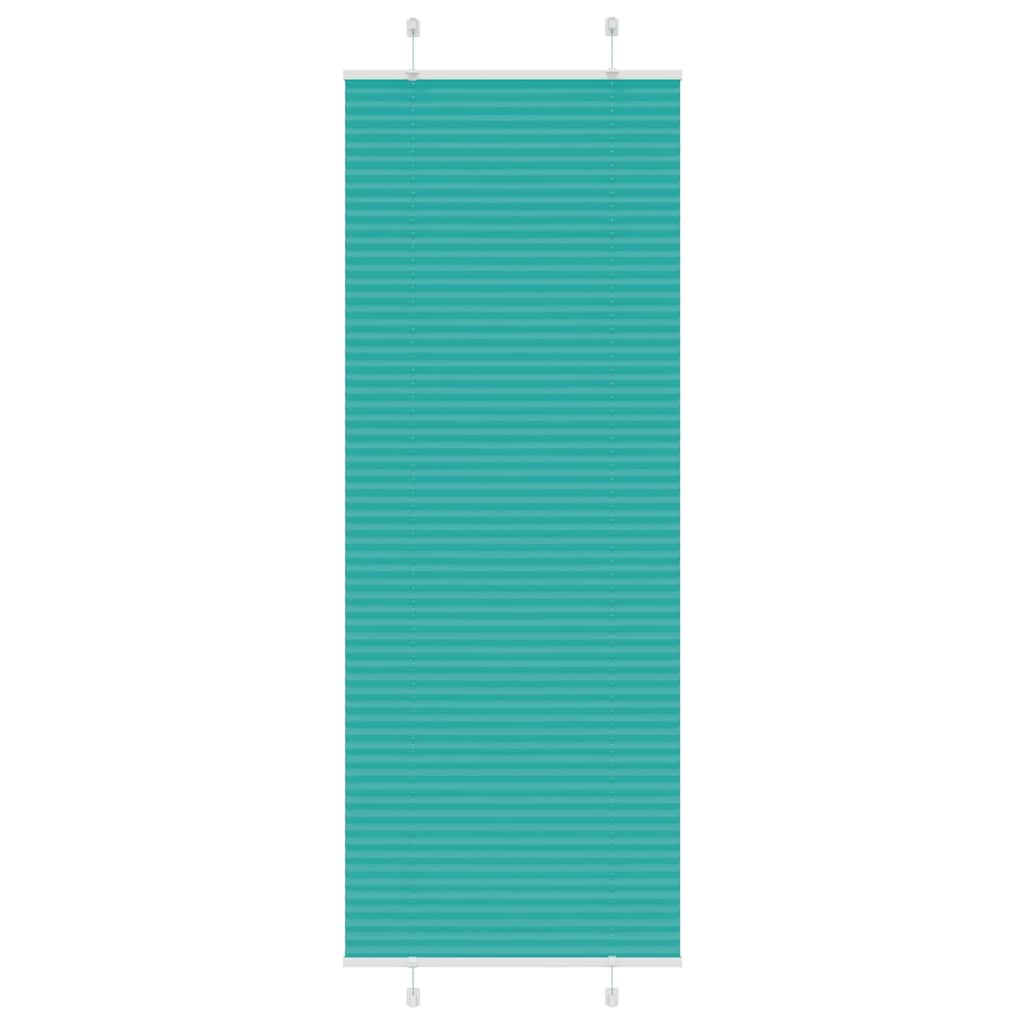 Vidaxx store enrouleur plissé 70x200 cm largeur de tissu 69,4 cm vert pétrole