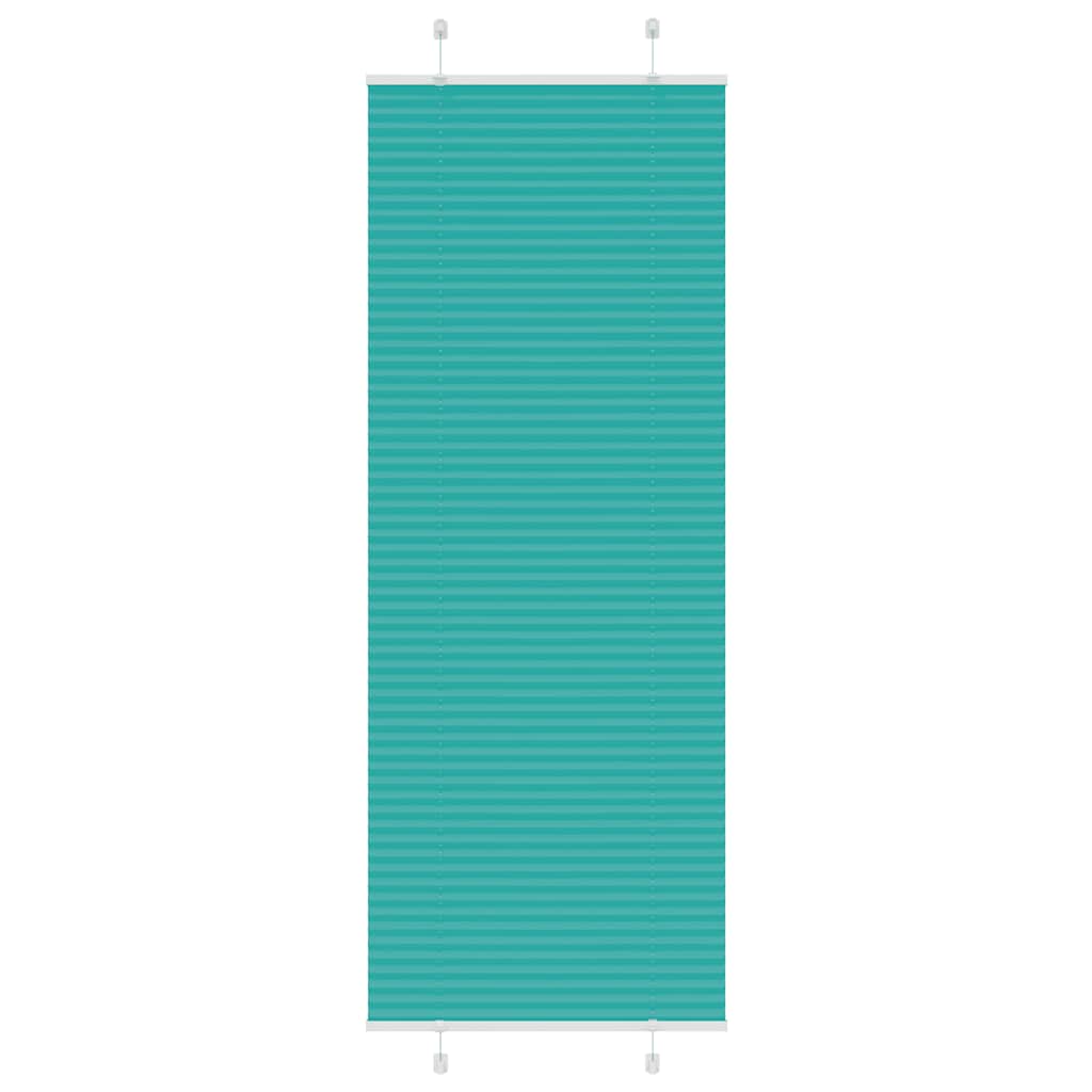 Vidaxx store enrouleur plissé 80x200 cm largeur de tissu 79,4 cm vert pétrole