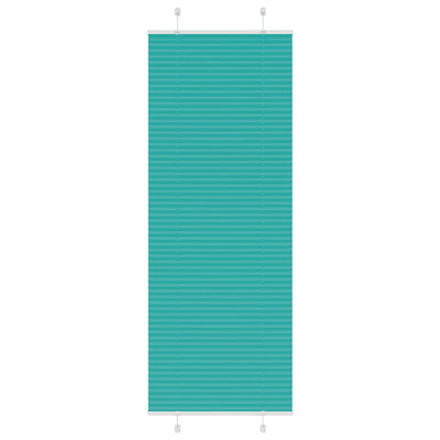 Vidaxx store enrouleur plissé 80x200 cm largeur de tissu 79,4 cm vert pétrole