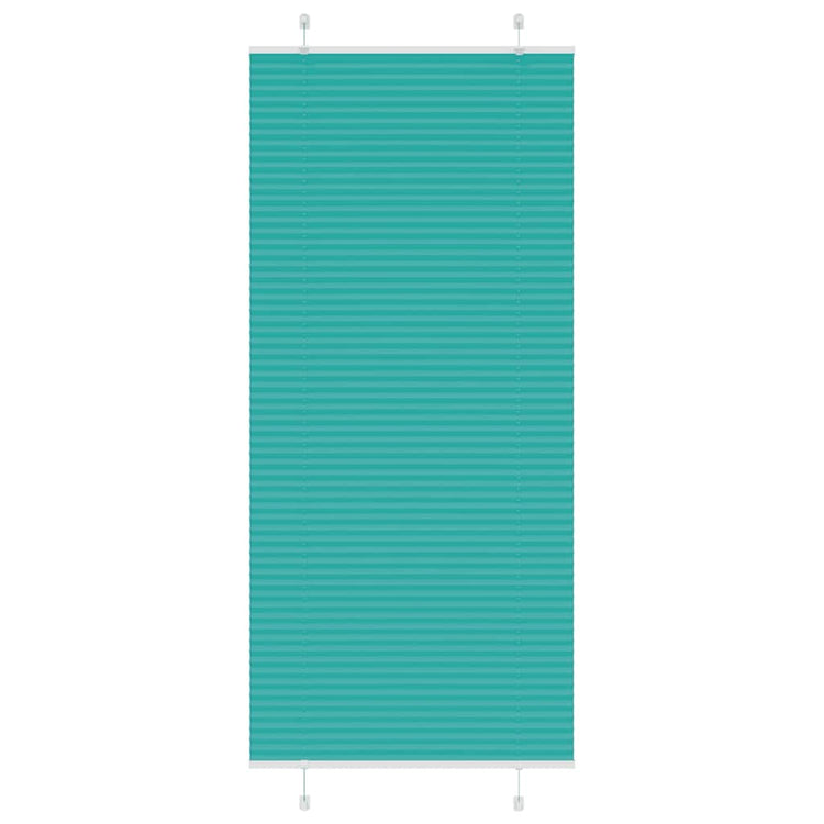 Vidaxx store enrouleur plissé 85x200 cm largeur de tissu 84,4 cm vert pétrole