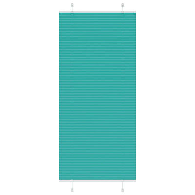 Vidaxx store enrouleur plissé 90x200 cm largeur de tissu 89,4 cm vert pétrole