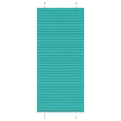 Vidaxx store enrouleur plissé 95x200 cm largeur de tissu 94,4 cm vert pétrole