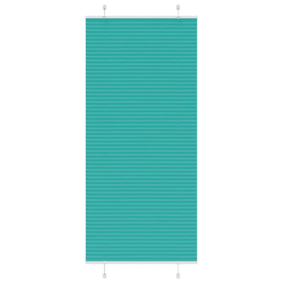 Vidaxx store enrouleur plissé 100x200 cm largeur de tissu 99,4 cm vert pétrole