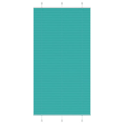 Vidaxx store enrouleur plissé 105x200cm largeur de tissu 104,4cm vert pétrole